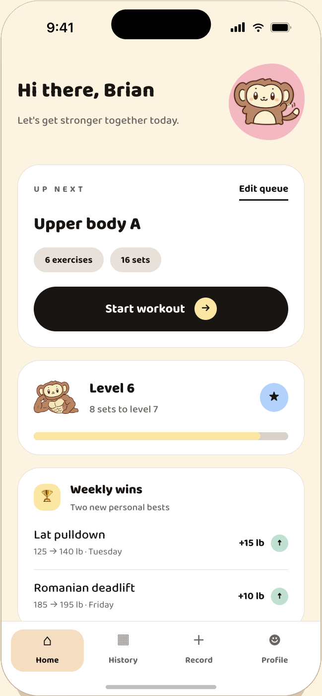 RepMonkey app screenshot
